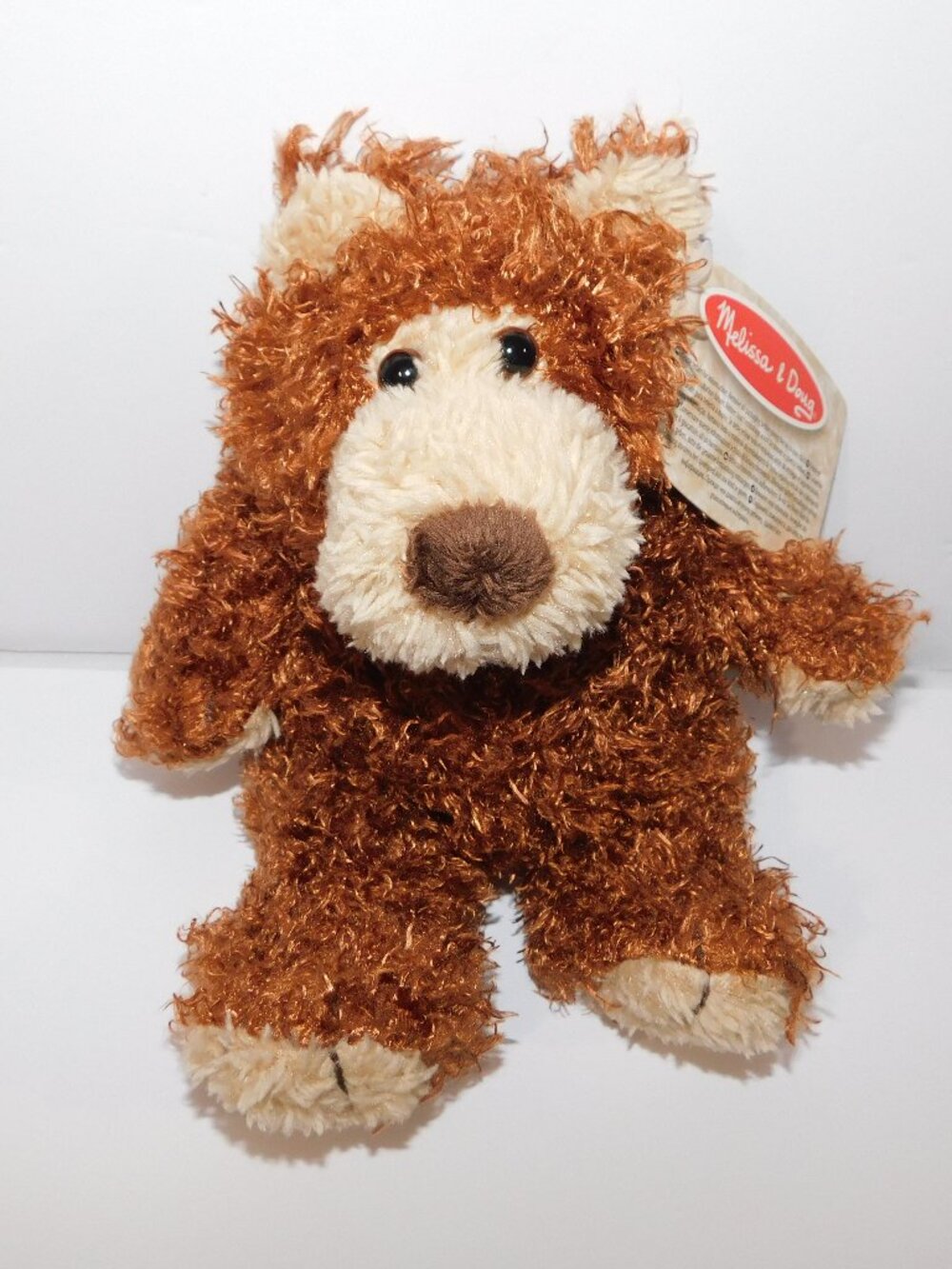 Melissa & Doug 9" Roscoe Brown Tan Plush Stuffed Teddy Bear New w Tag